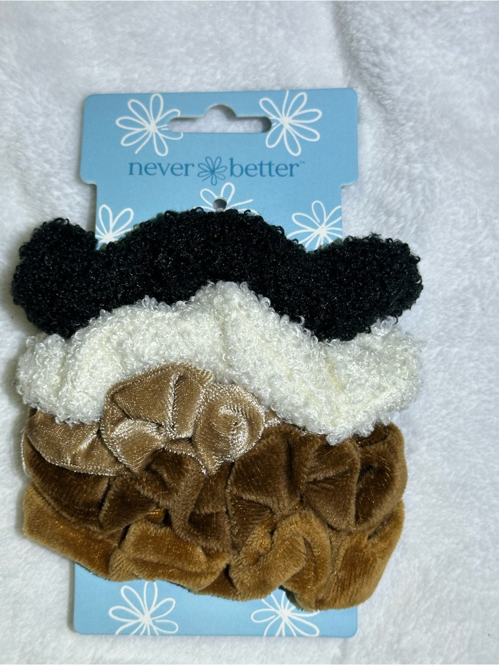 Scrunchie Neutral Colors 5 PK Set